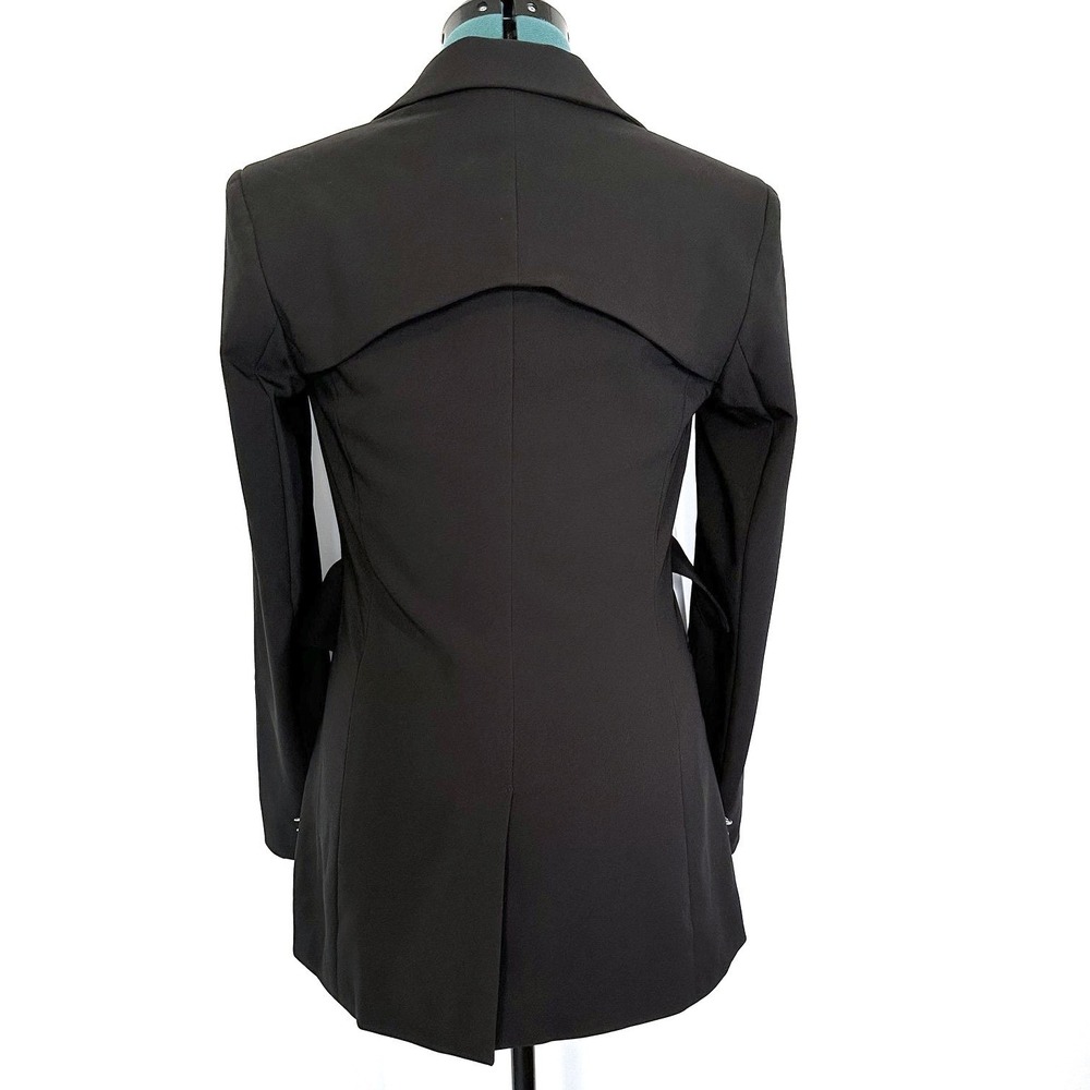LITA by‎ Ciara Blazer Womens XS Italian Made Belted Jacket Double Ring Detail - Picture 4 of 11